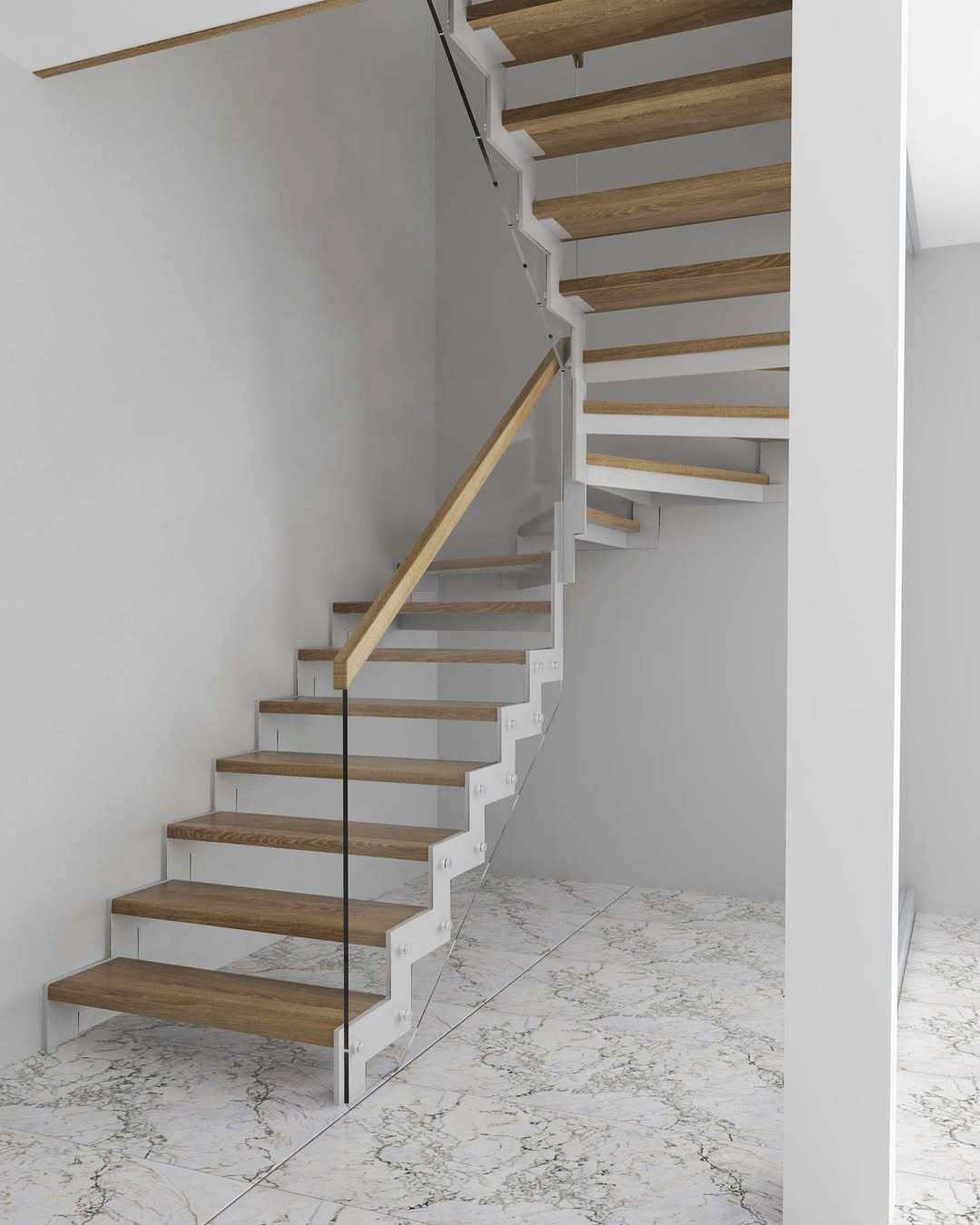 Schody jesionowe – piękne drewno i mocna konstrukcja